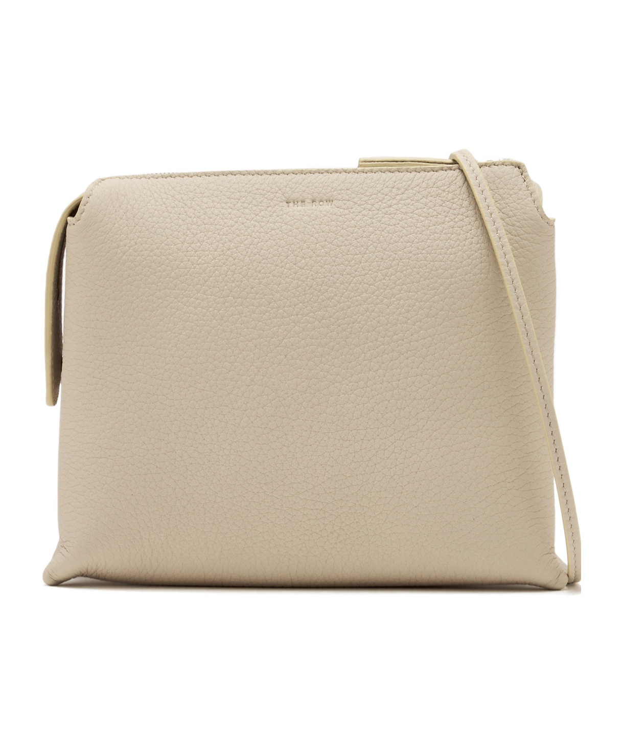 The Row Zipper Shoulder Bag In White