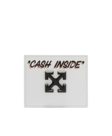 Off-white Jitney Leather Cardholder In White