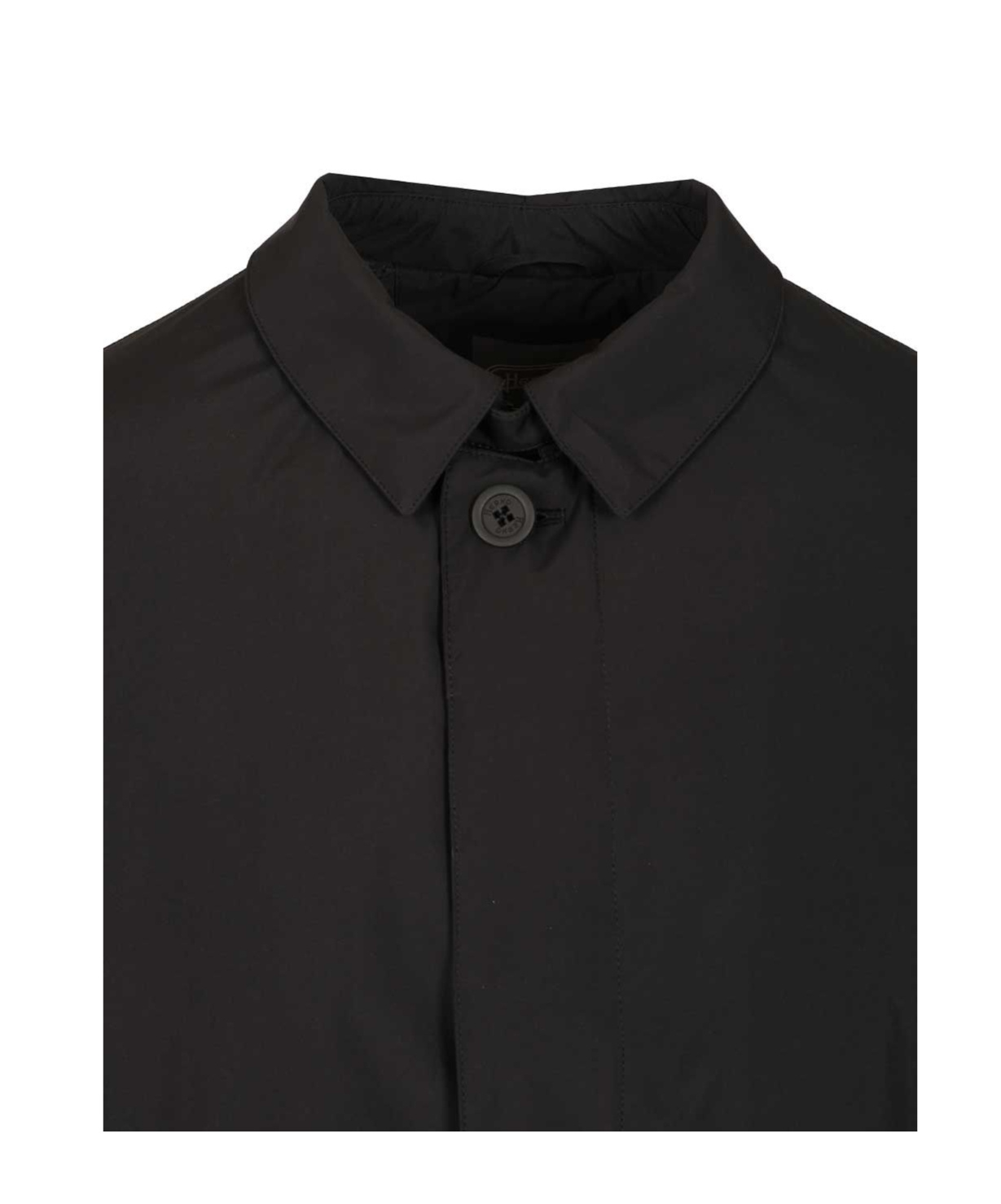 Herno Padded Trench Tech Nylon Prometeo Coats Black In Black