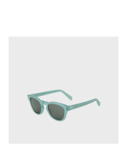 Celine Logo Sunglasses In Green