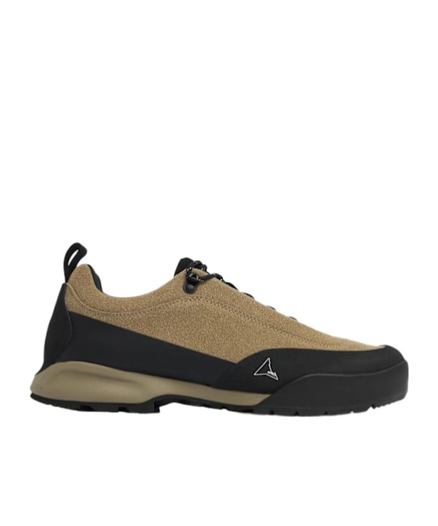 Roa Cingino Rubber-trimmed Microfibre Hiking Sneakers In Black