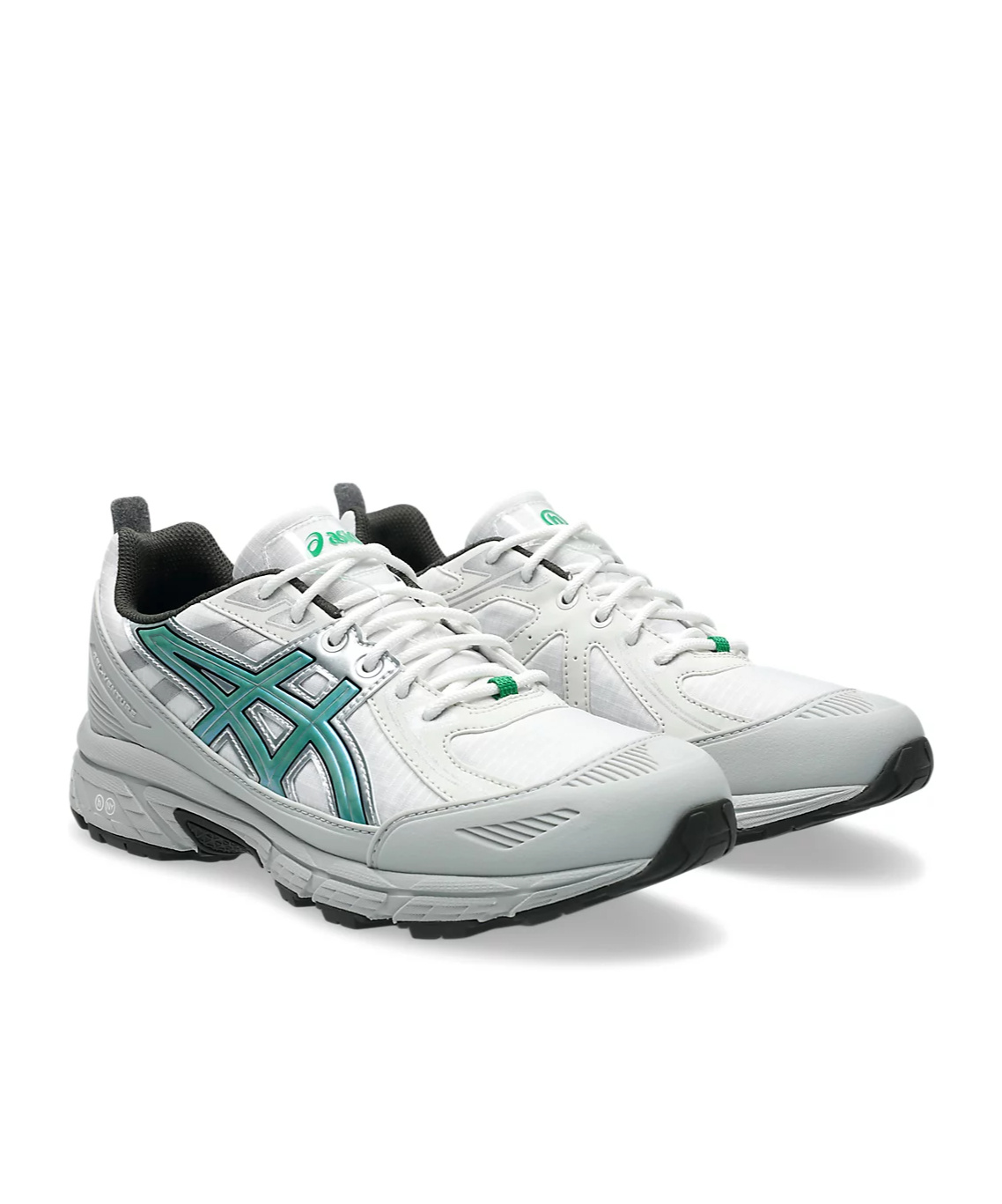 Asics White Hidden Ny Edition Gel-venture 6 Shield Sneakers In Gray