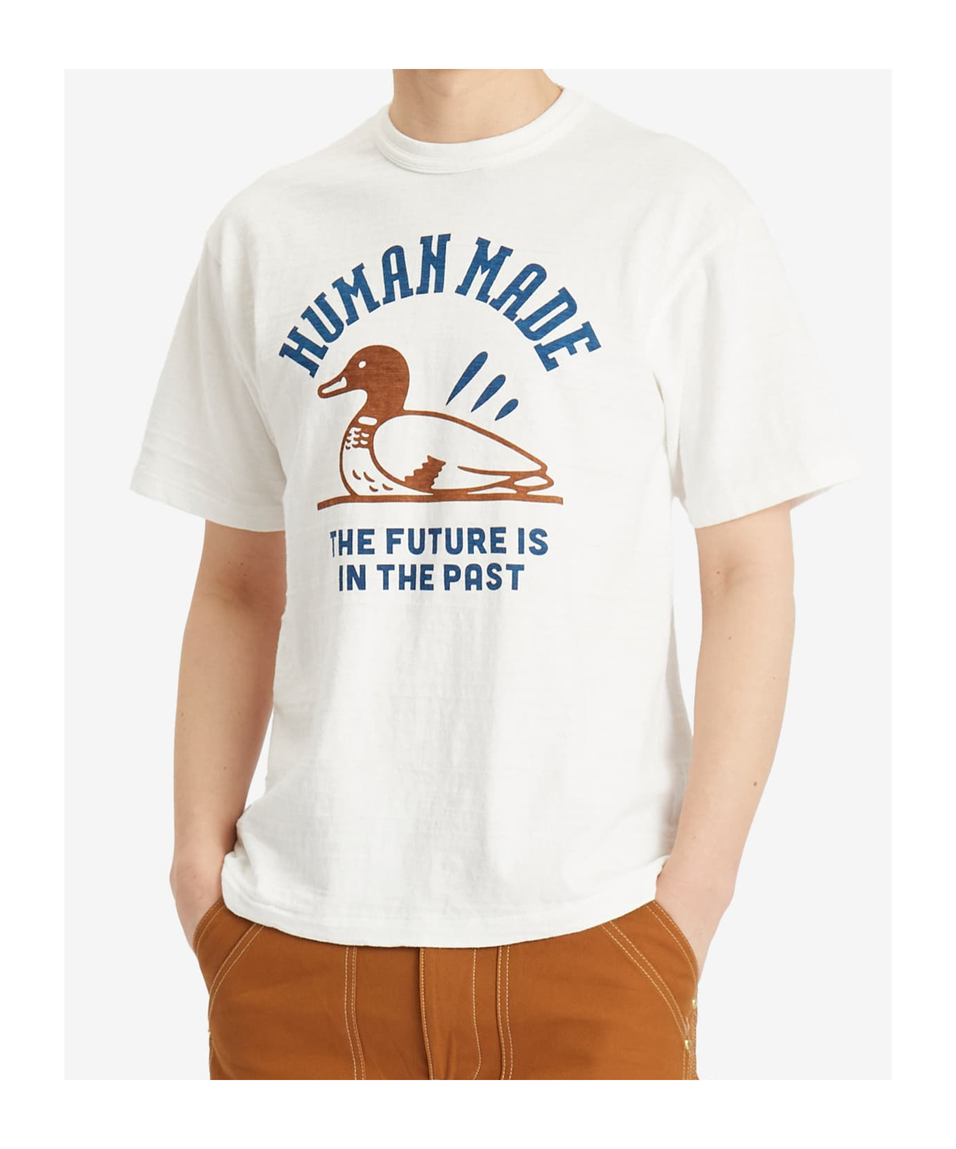 Human Made Duck-print T-shirt In White