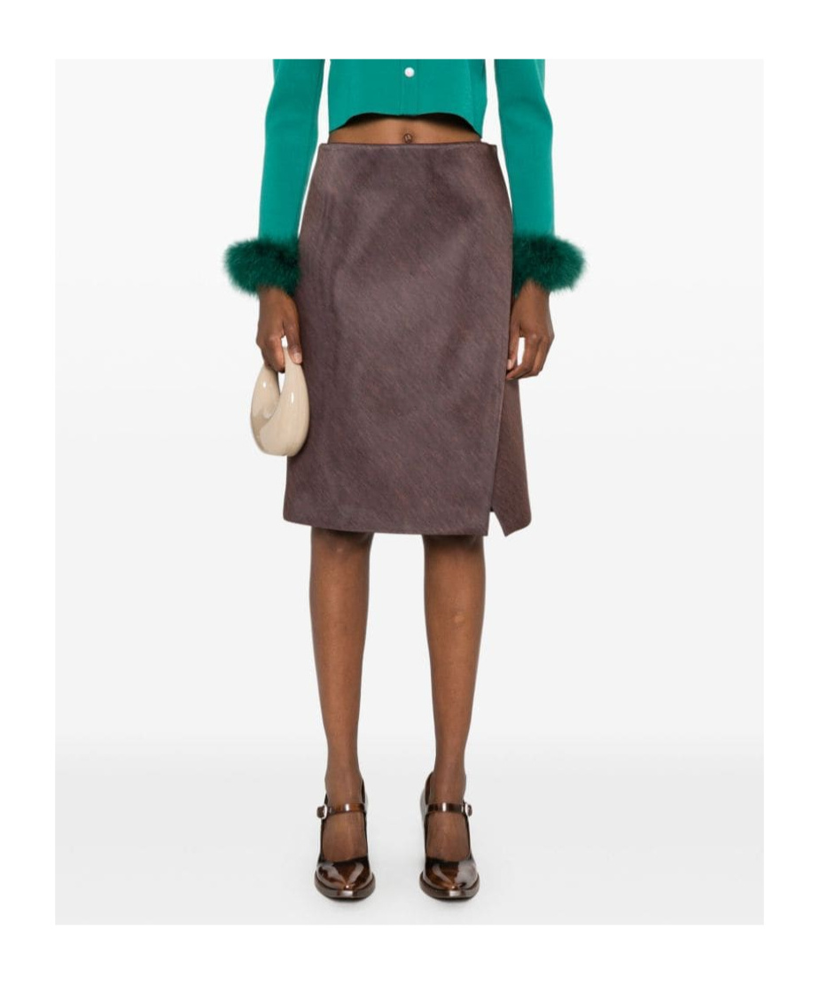 Philosophy Di Lorenzo Serafini Wrap Skirt In Pink