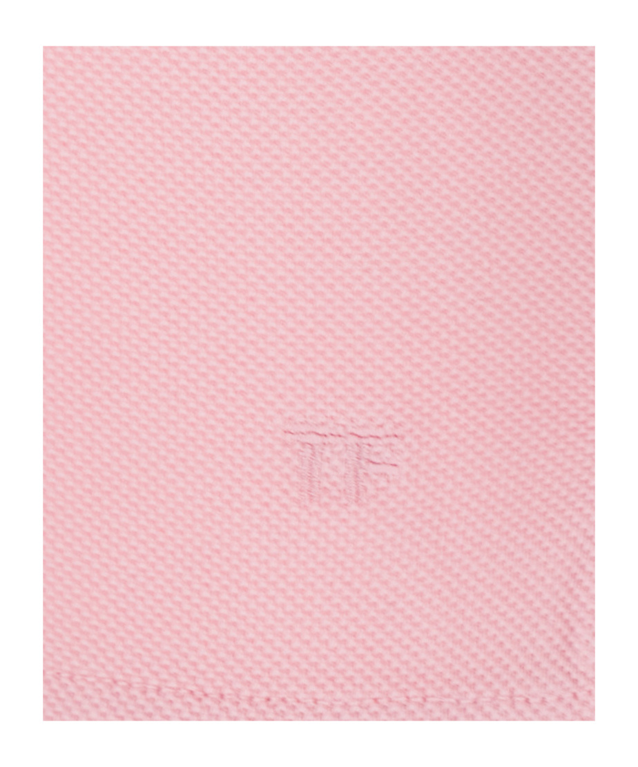 Tom Ford Pimk Short-sleeves Polo In Cotton Piquet Jersey Man In Pink