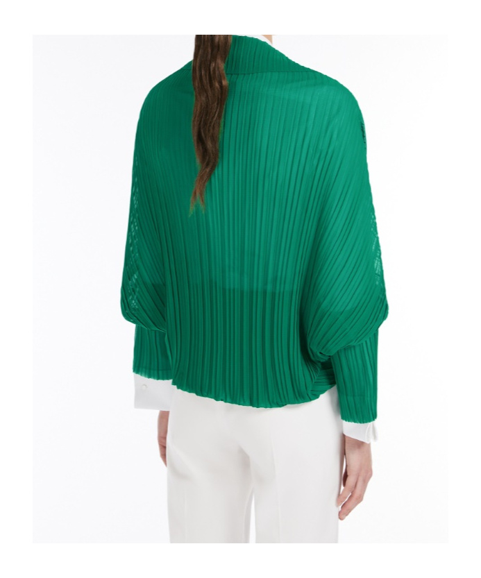 Max Mara Pleated Fabric Shrug