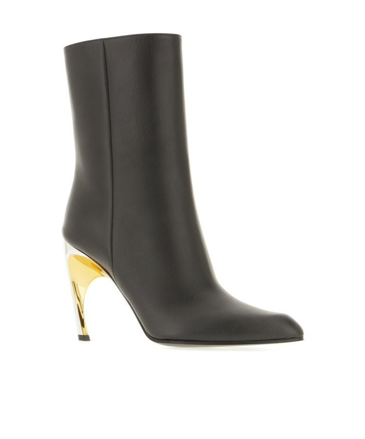 Alexander Mcqueen Leather Armadillo An In Black