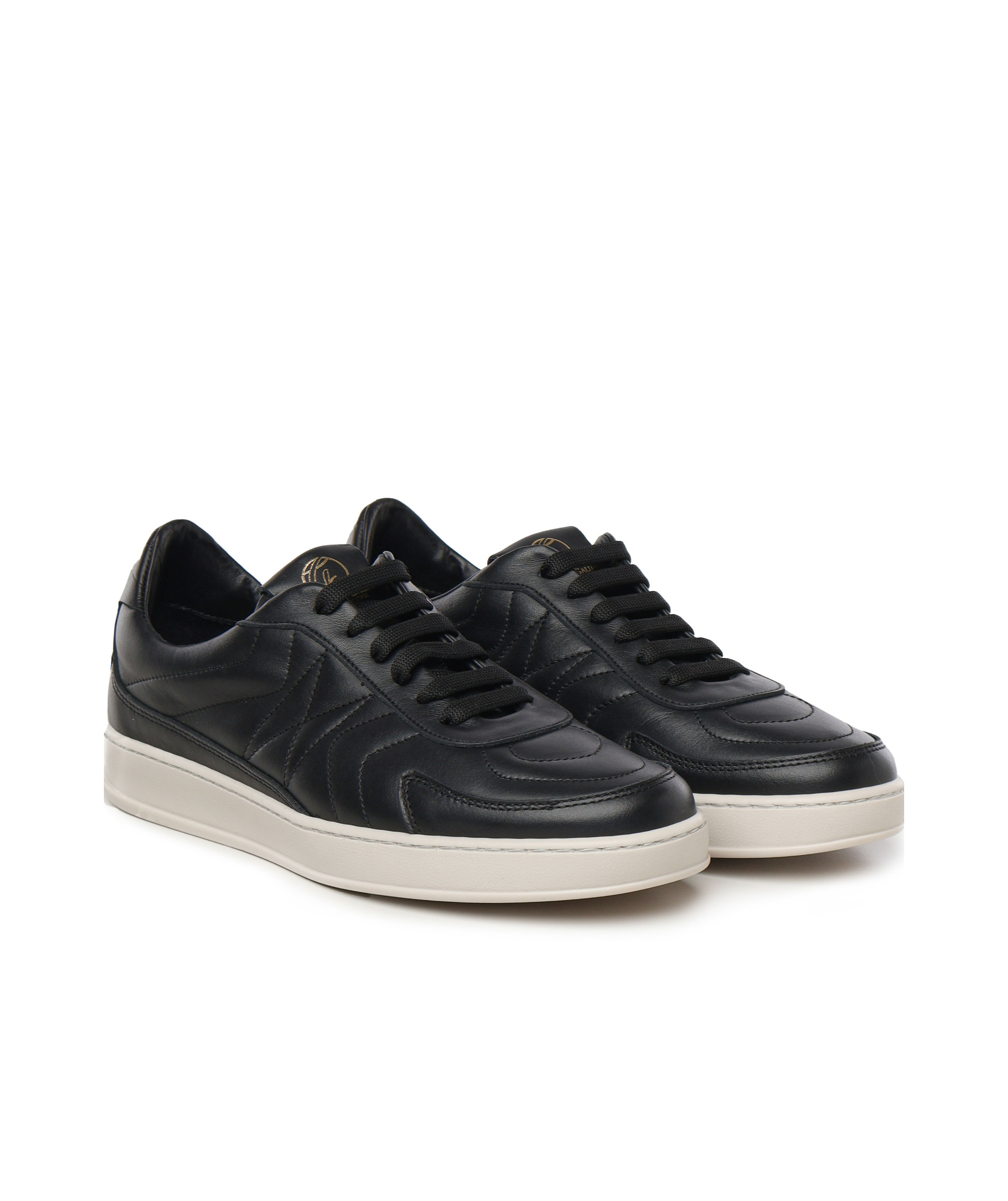 Giuliano Galiano Lace-up Low-cut Casual Shoes In Black