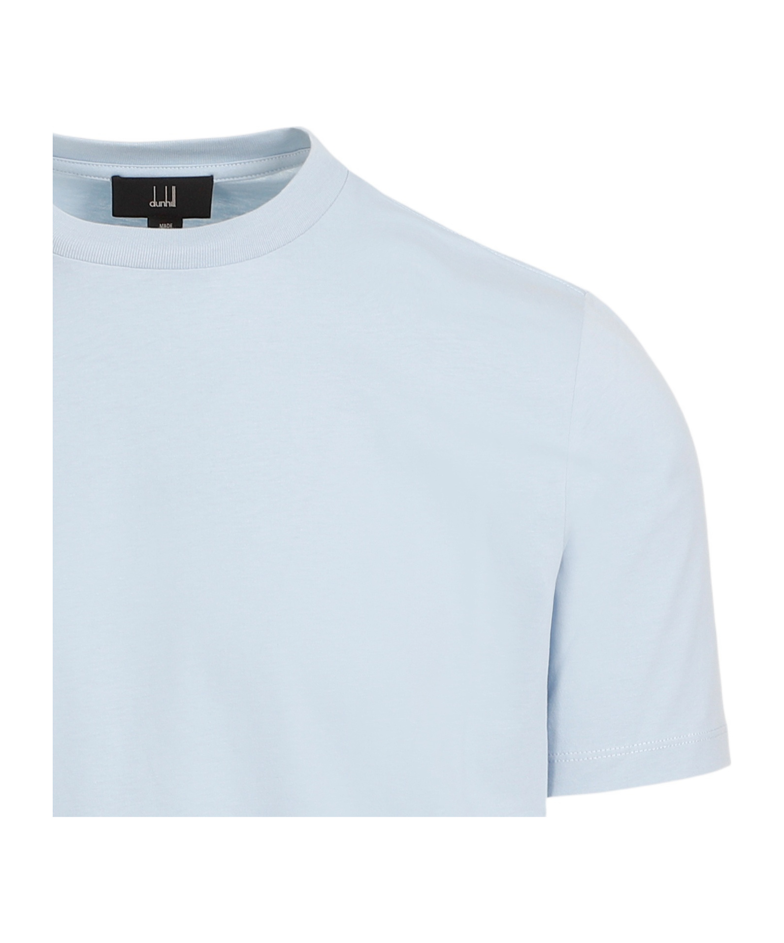 DUNHILL LOGO-EMBROIDERED COTTON T-SHIRT 