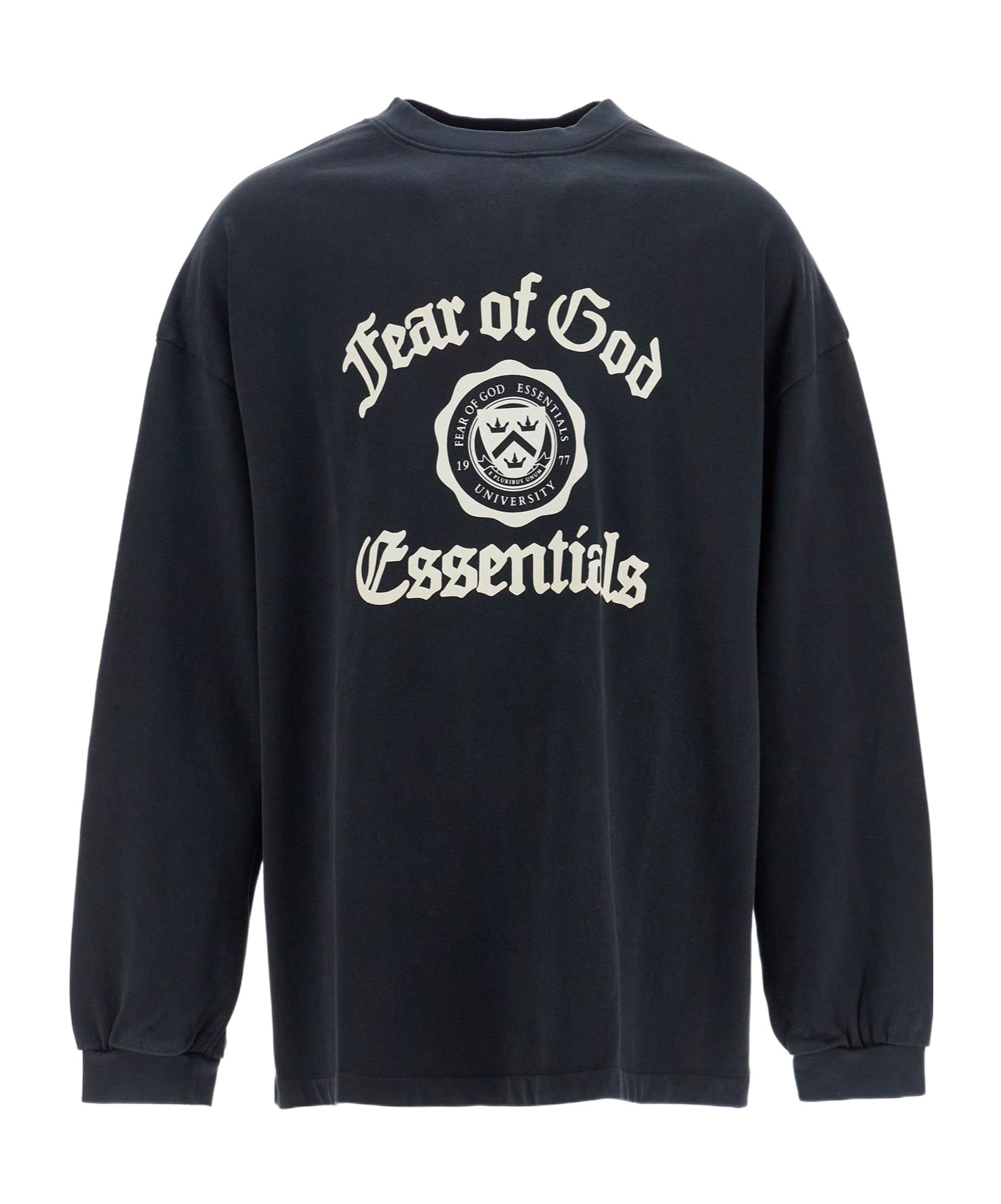 Essentials Heavy Long Sleeve T-shirt In Black
