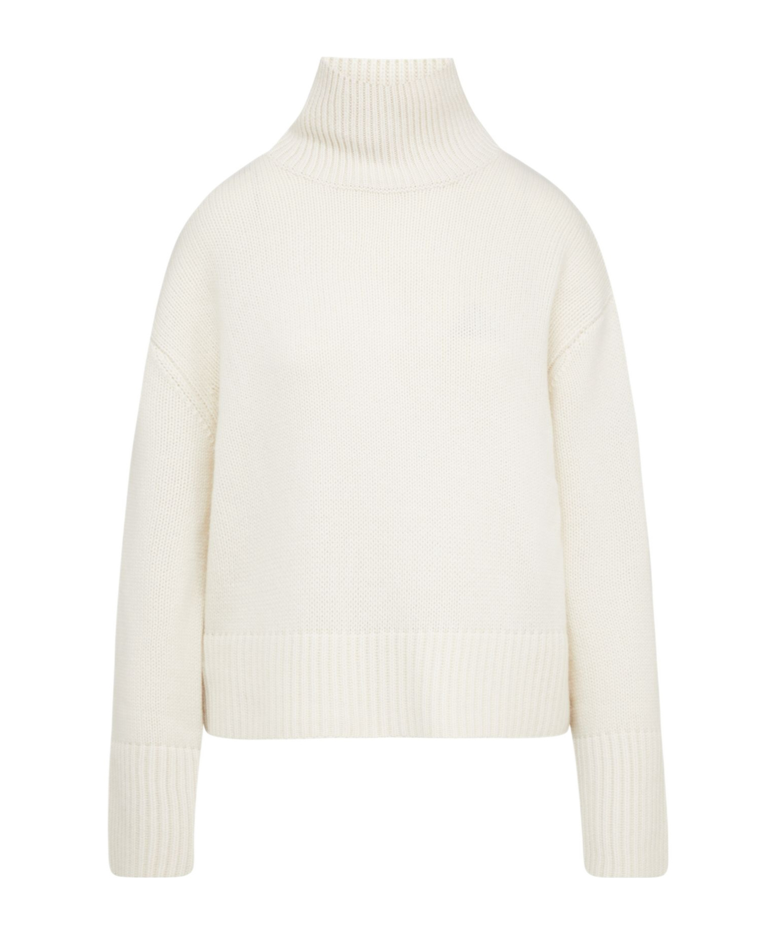 Lisa Yang Fleur Turtleneck Sweater In White