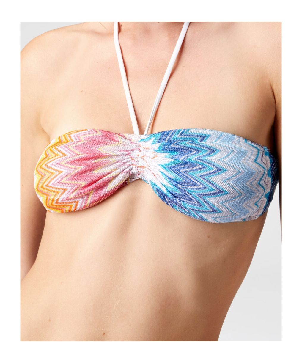 MISSONI ZIGZAG-KNIT BIKINI SET