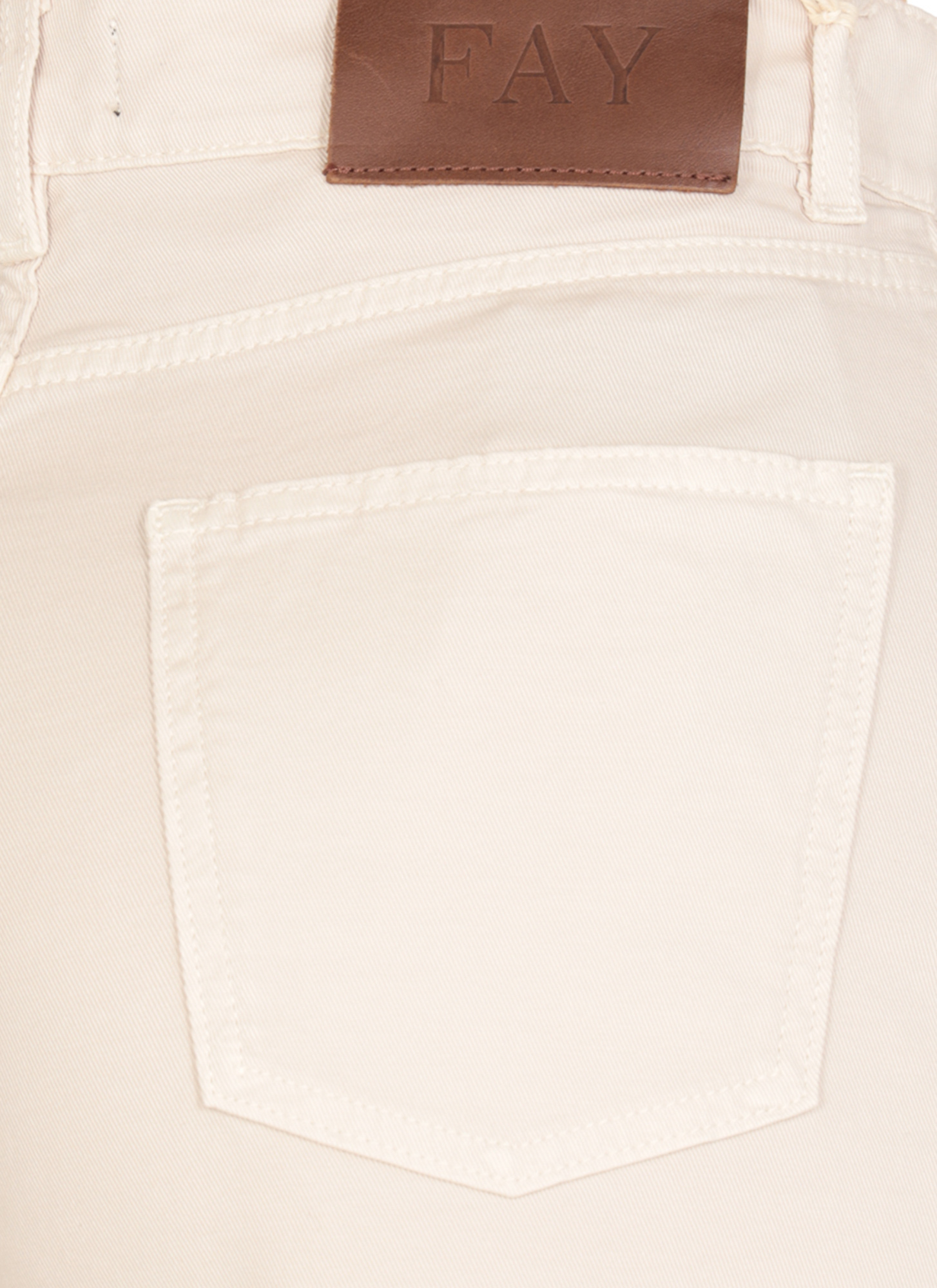 Fay Cotton Bermuda Shorts In White