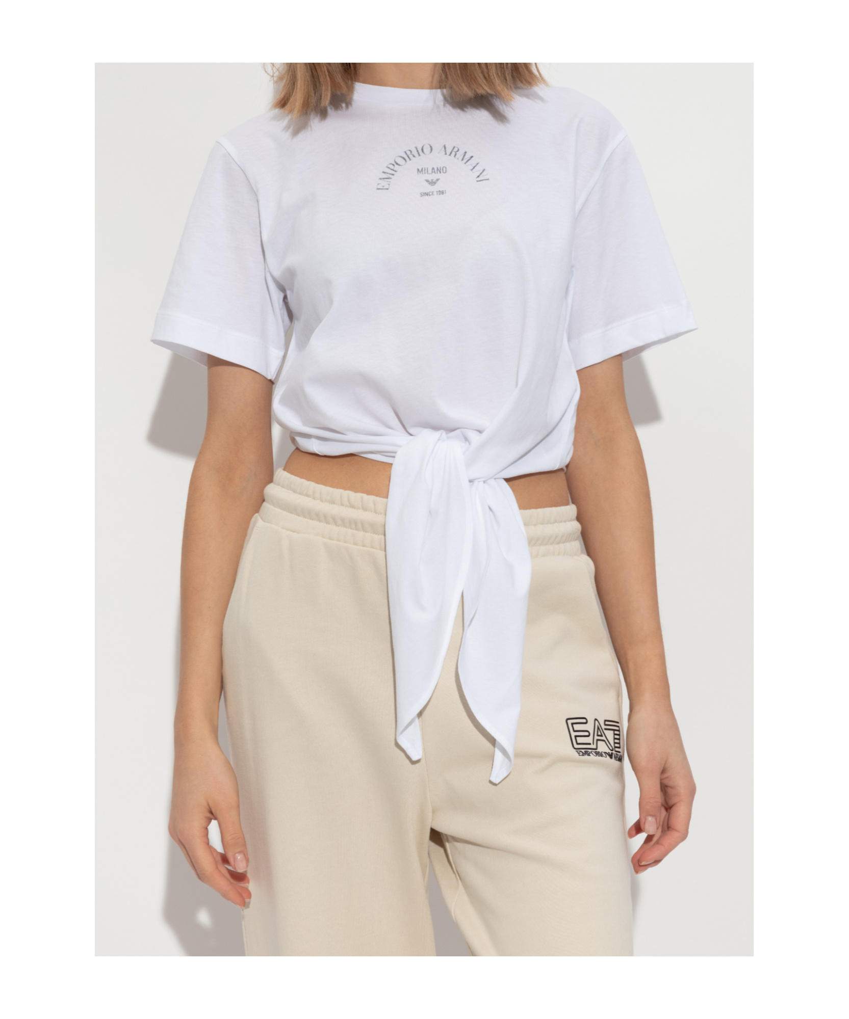 EMPORIO ARMANI LOGO-PRINT T-SHIRT