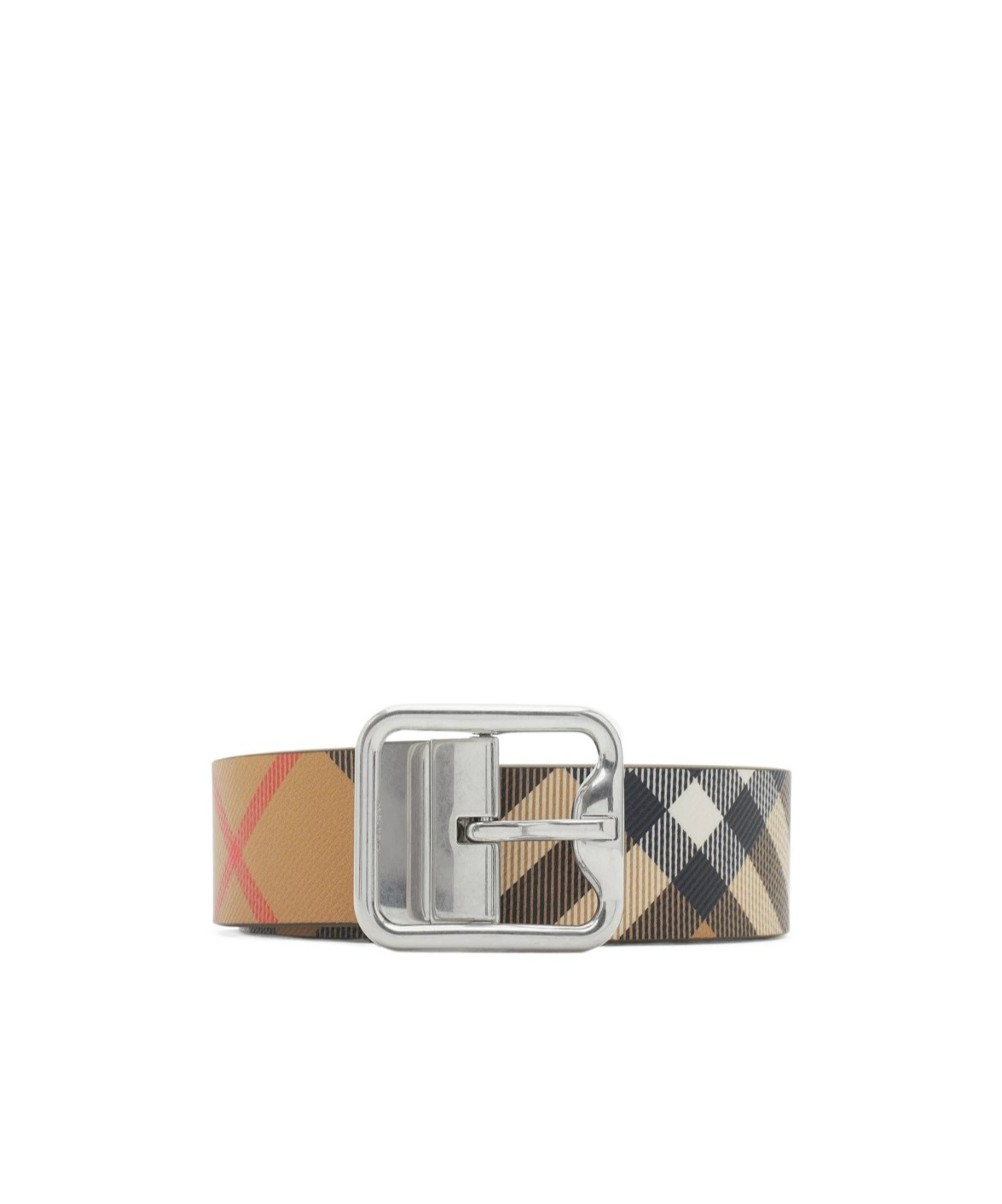 BURBERRY REVERSIBLE CHECK B BUCKLE BELT 