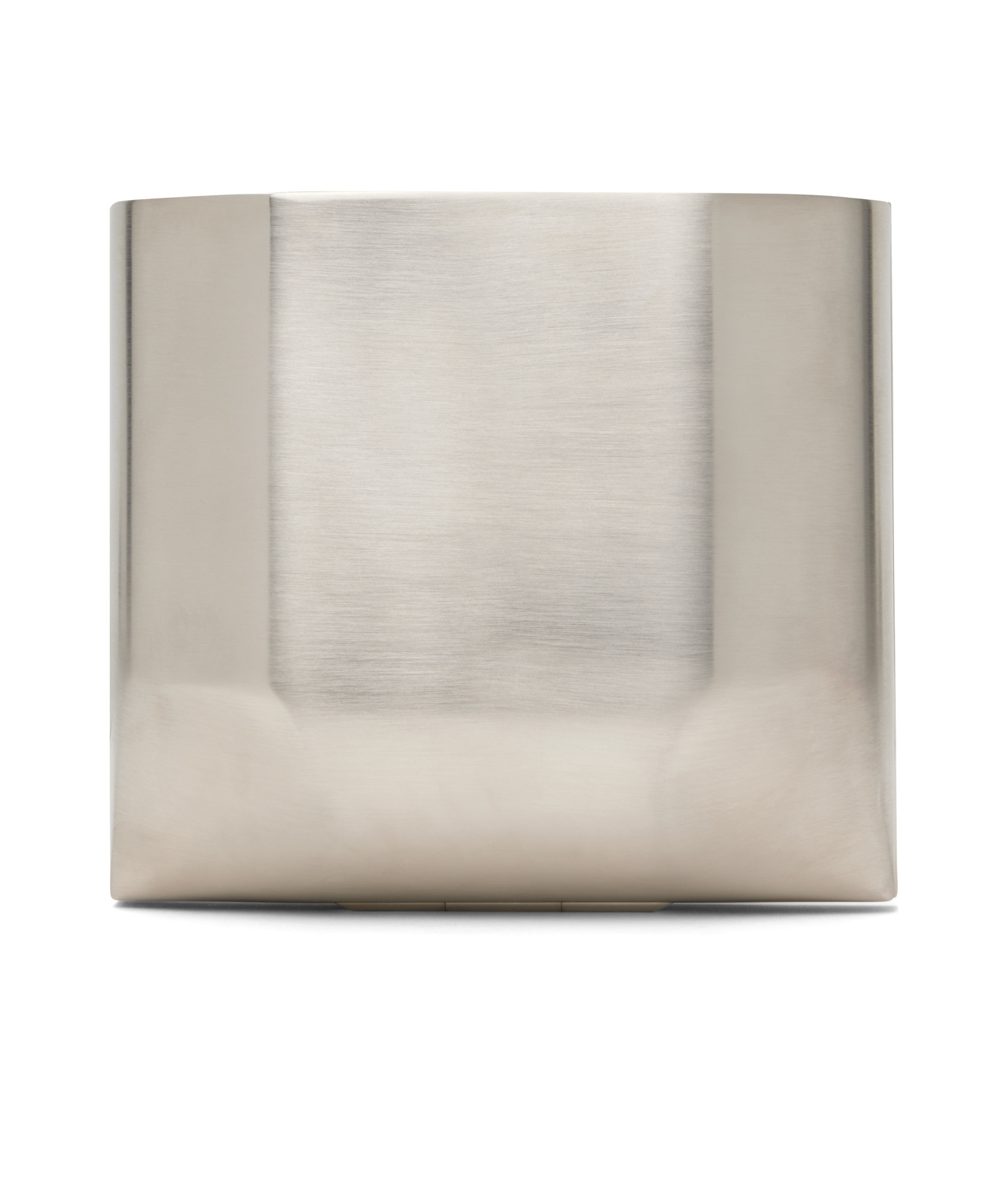 Rick Owens Silver Hollywood Prong Clutch In White