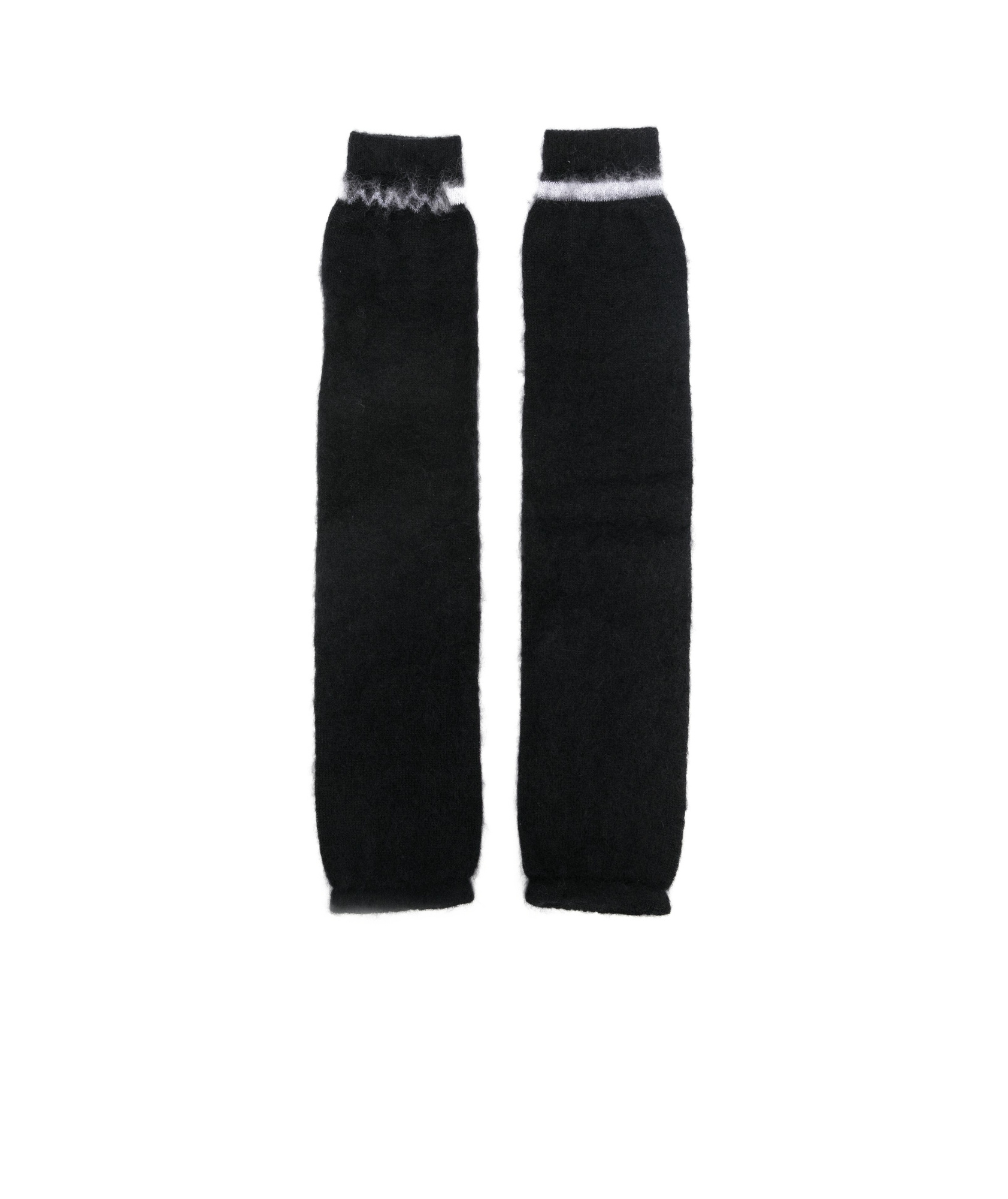 Shop Marni Fingerless Gloves In Black