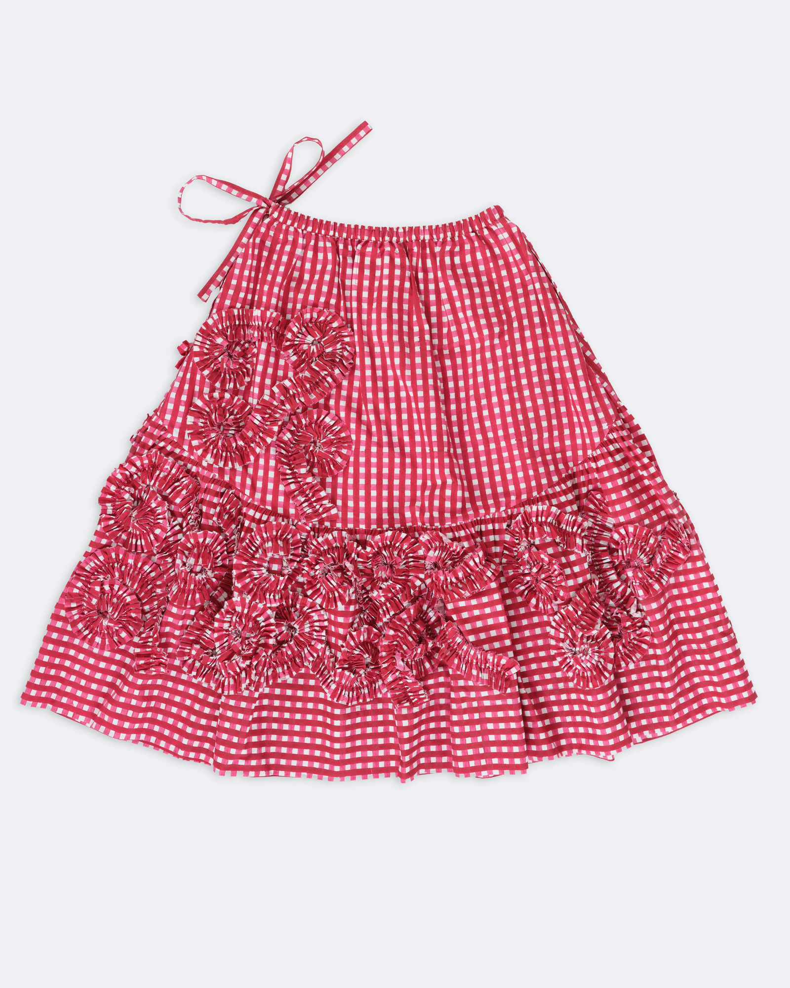 Story Mfg. Elastic Waist Skirt In Red