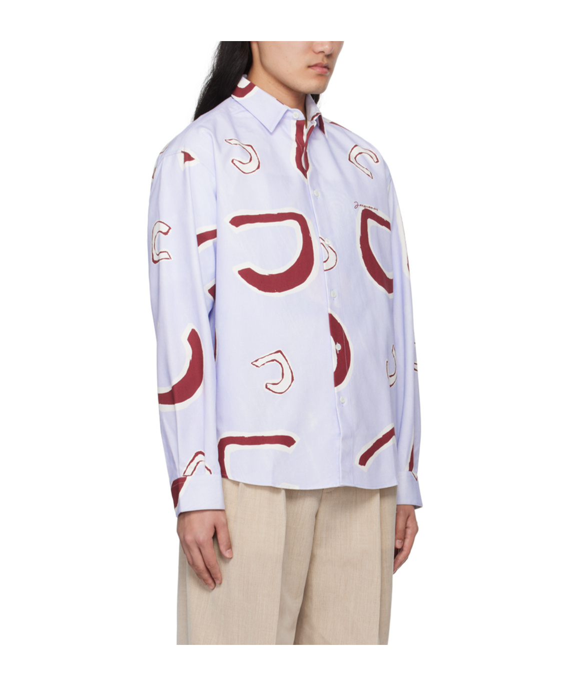 Jacquemus La Chemise Simon Cotton Shirt In White