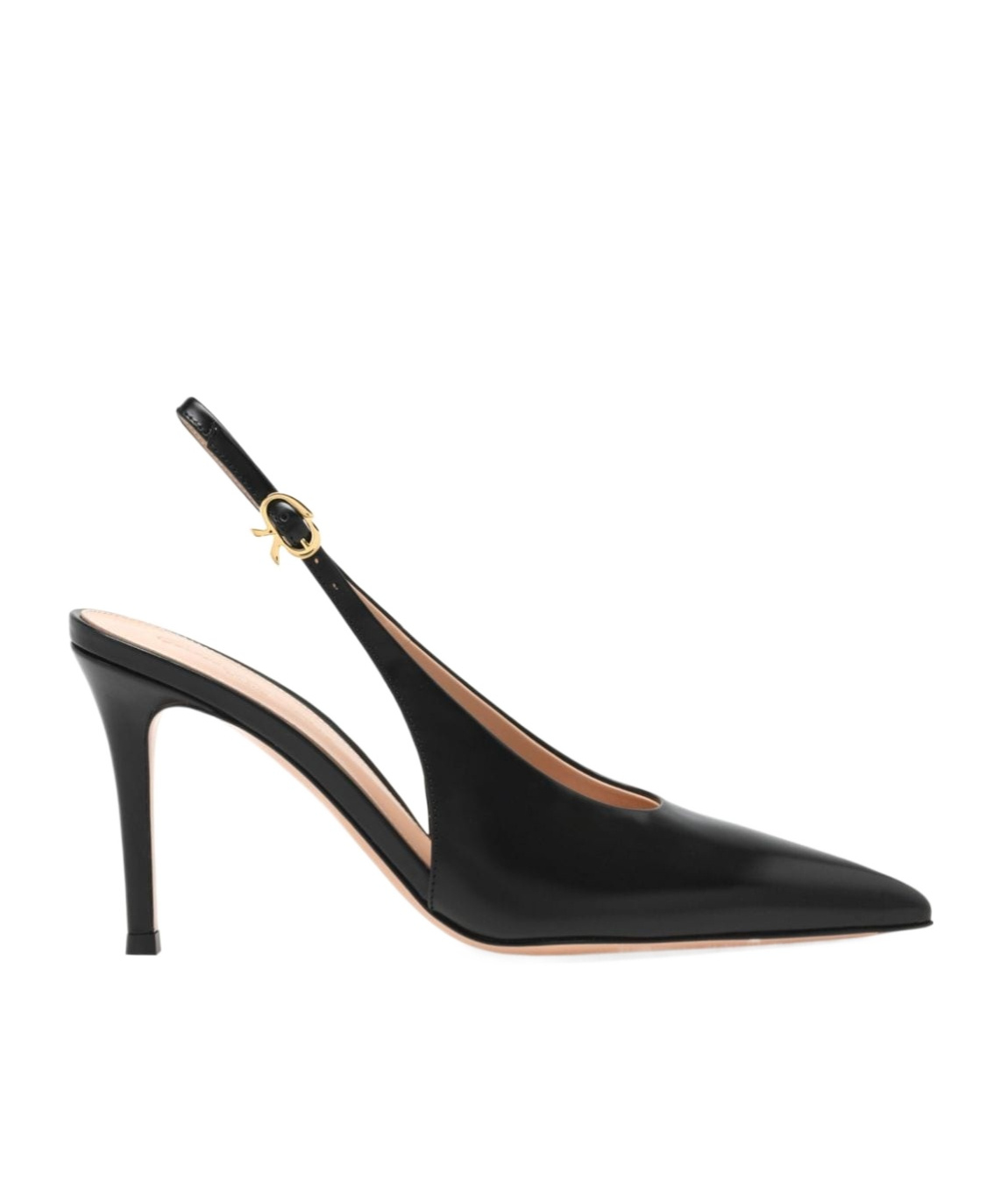Shop Gianvito Rossi Pointed High-heeled Sandals In Black
