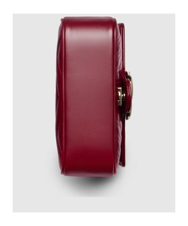 Gucci Gg Marmont Mini Top Handle Bag In Red