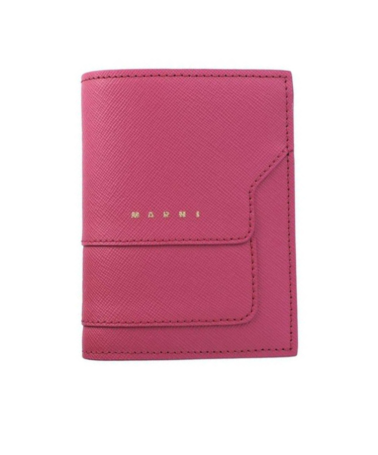 Shop Marni Folding Wallet In Pink