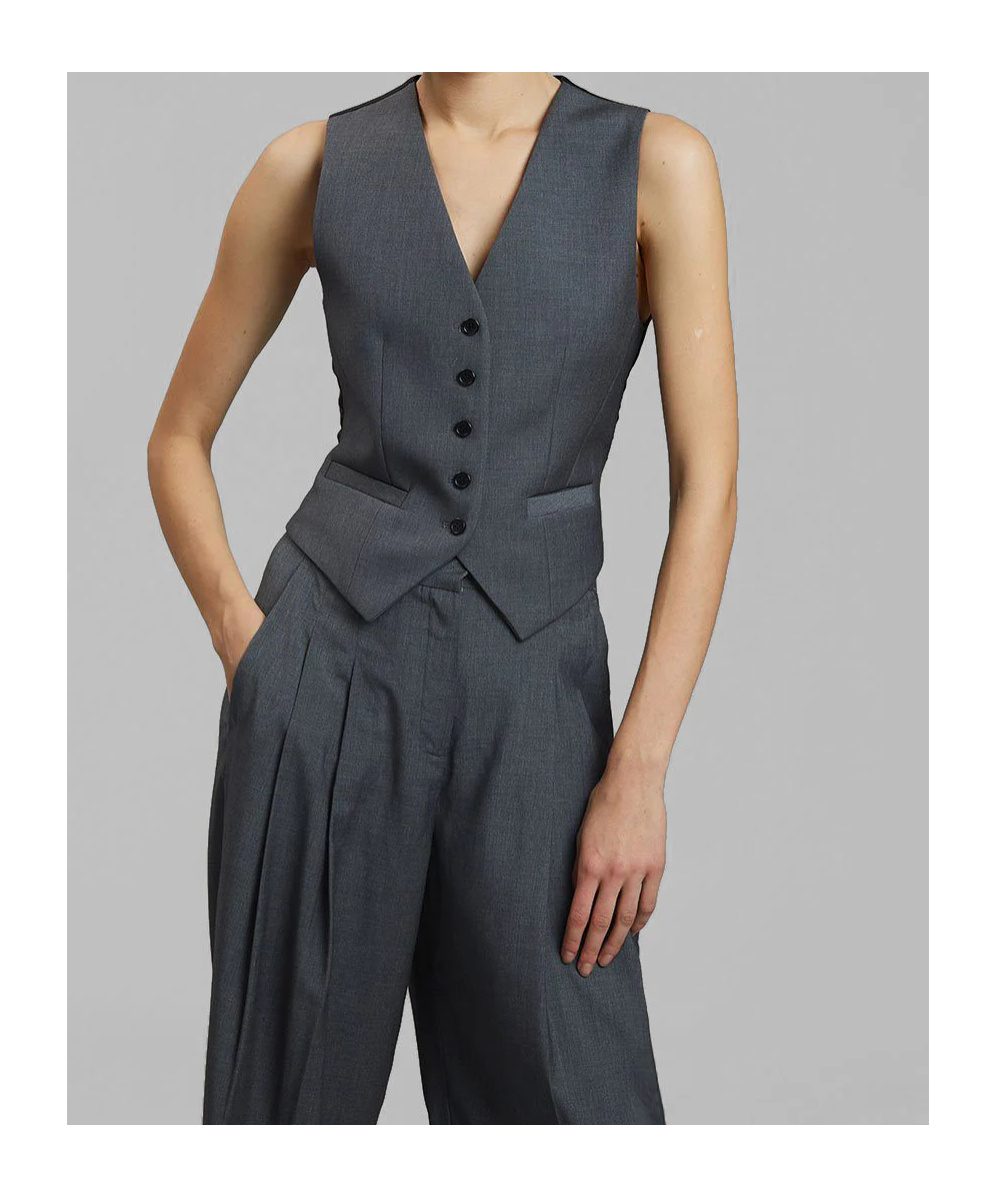 THE FRANKIE SHOP GELSO WAISTCOAT
