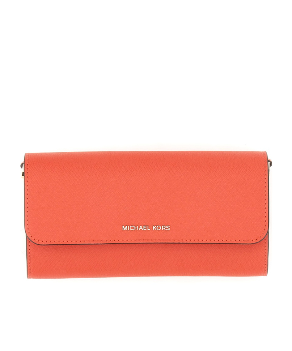 Michael Kors Logo Logo Satchel Bag In Red