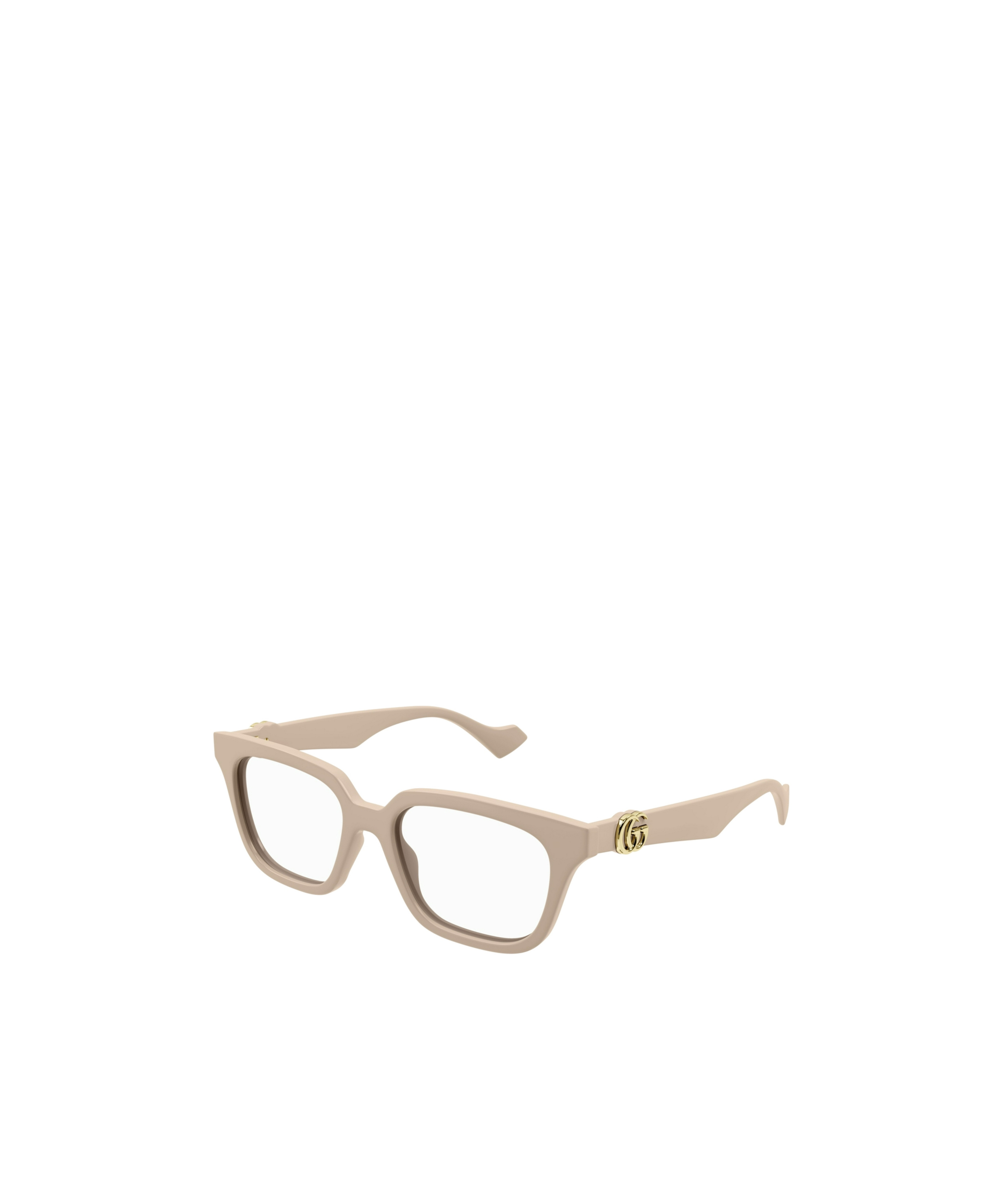 Gucci Gg1536o Square-frame Glasses In Nude