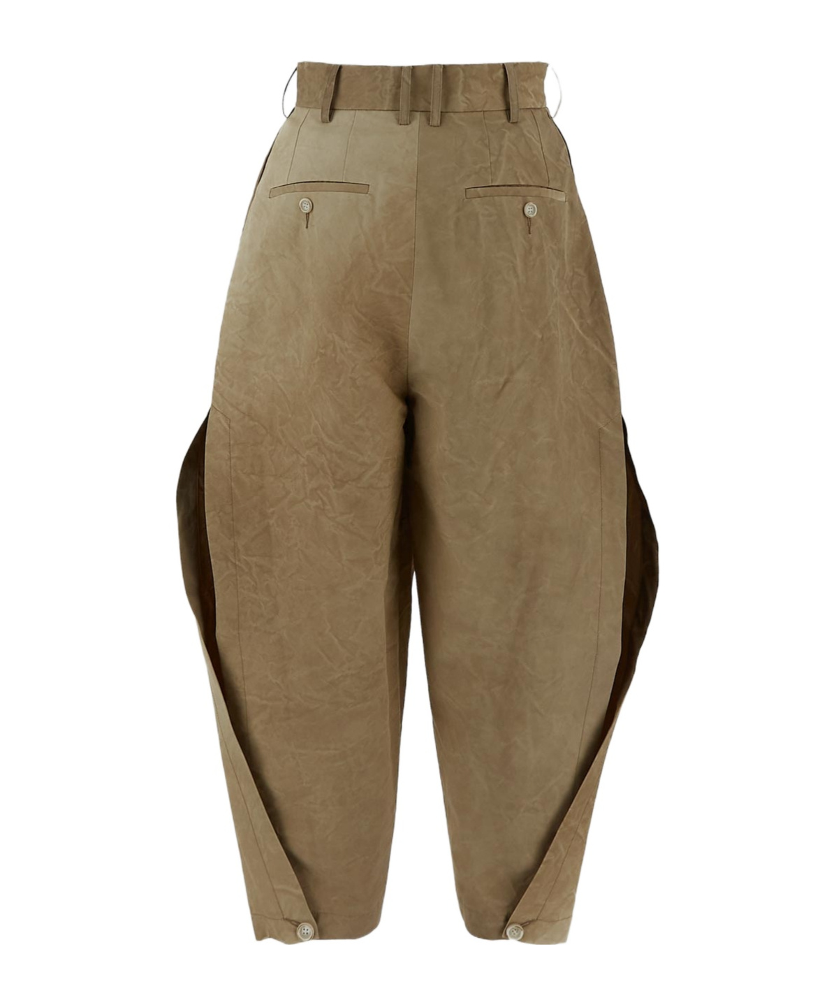 Uma Wang Trousers Woman In Beige