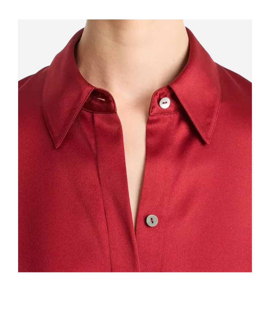 VINCE SATIN SHIRT