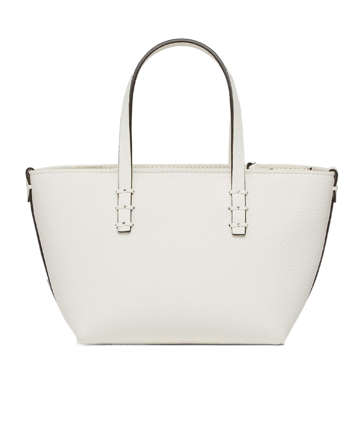 Fendi Fashion Forward Mini Roll Handbag In White