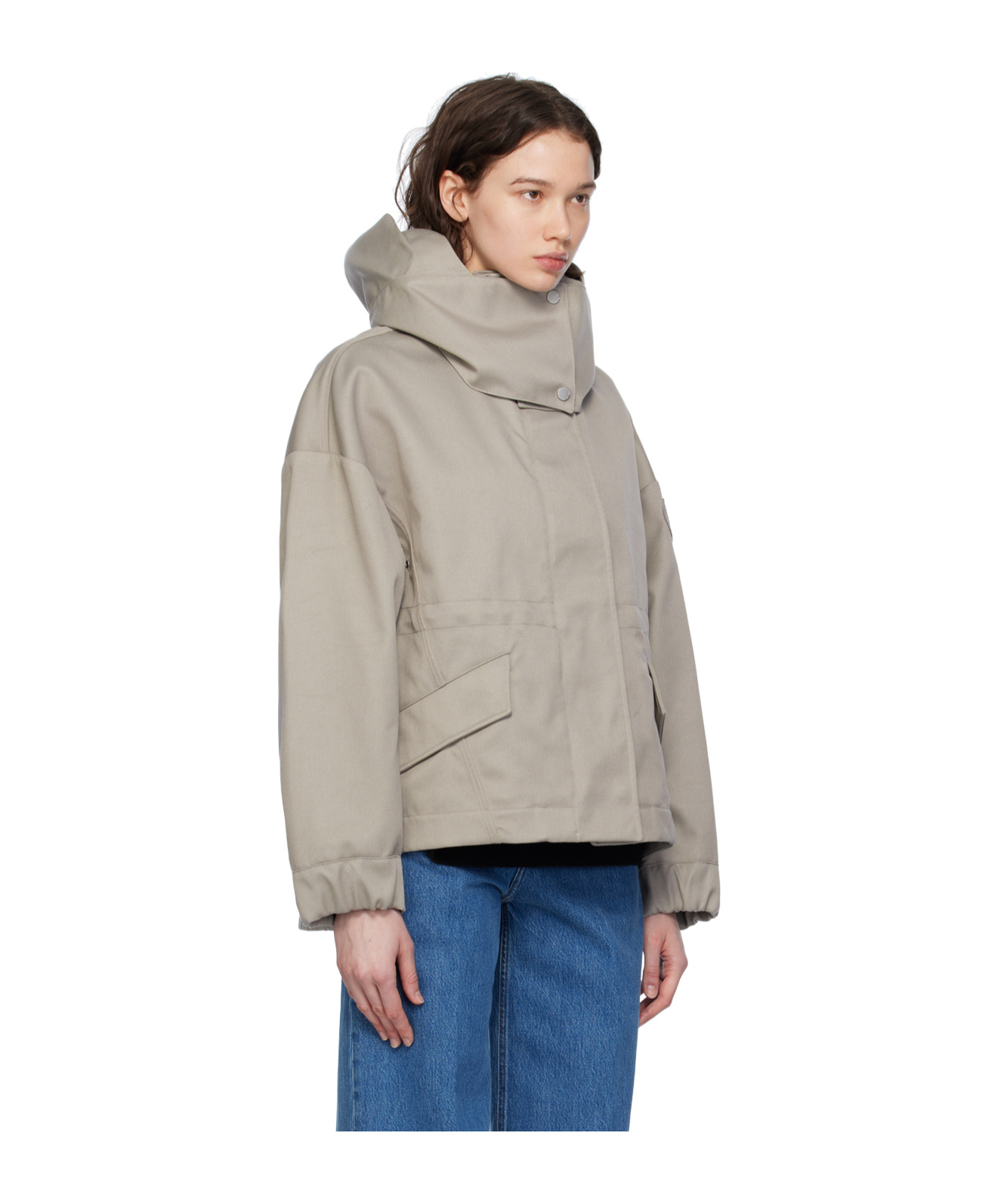CANADA GOOSE OLIVINE ZIPPER CASUAL JACKET