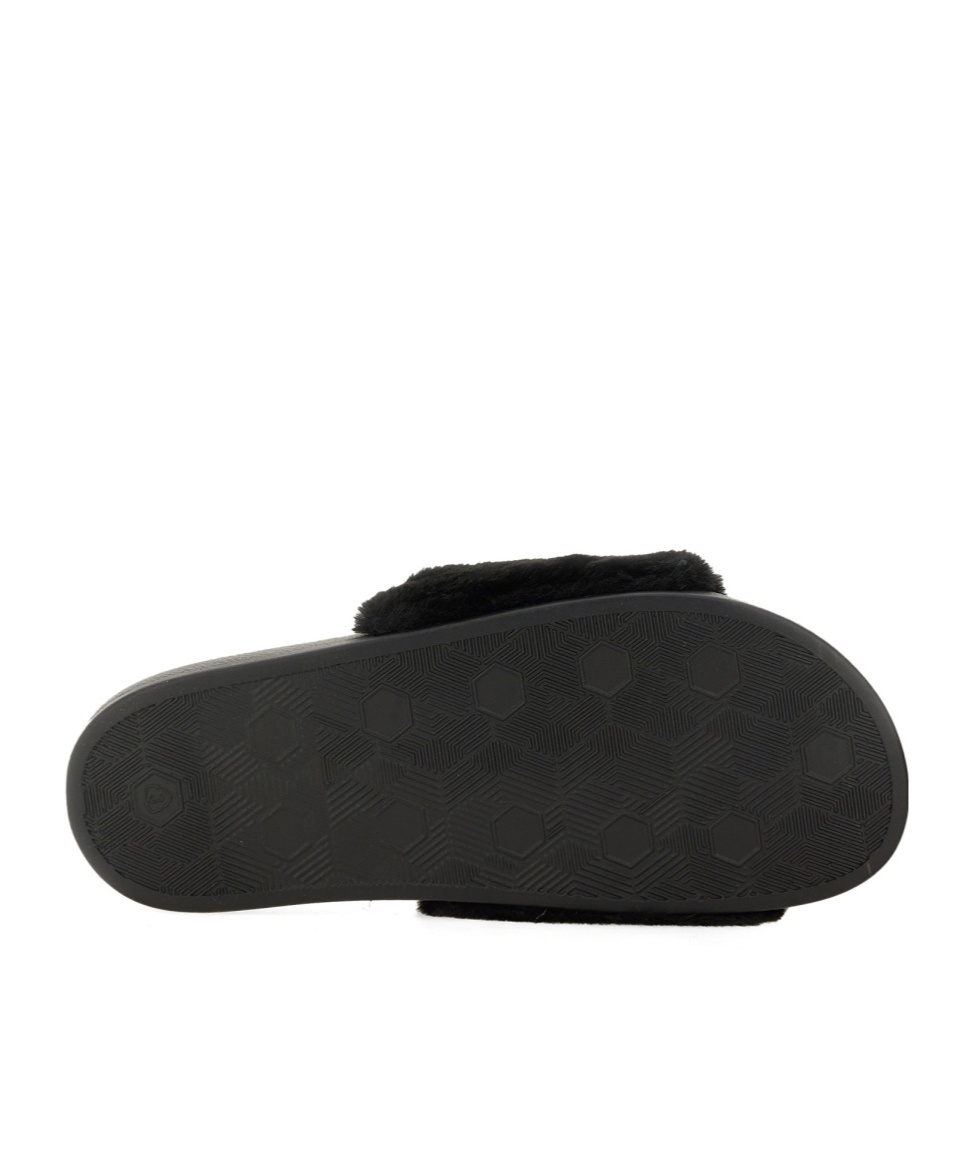 Versace Jeans Open-toed Slippers In Black