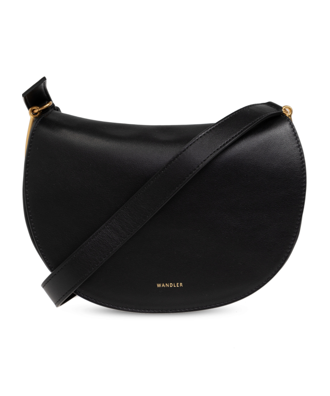 Shop Wandler Kate Shoulder Bag In Black