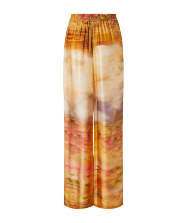 Pinko Pantalon Imprimé Ample Et Léger In Multi