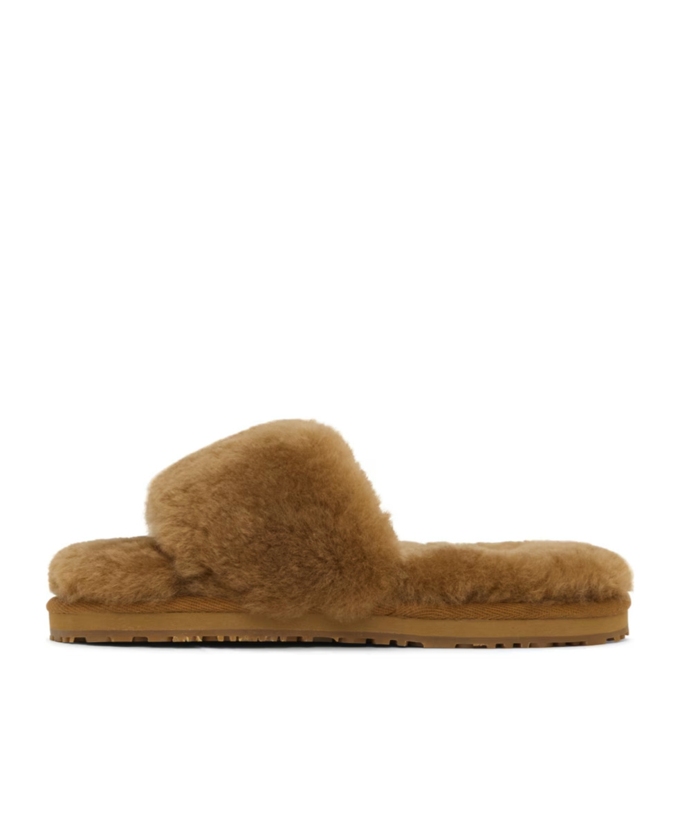 MOU ROUND HEAD OPEN-TOED SLIPPERS