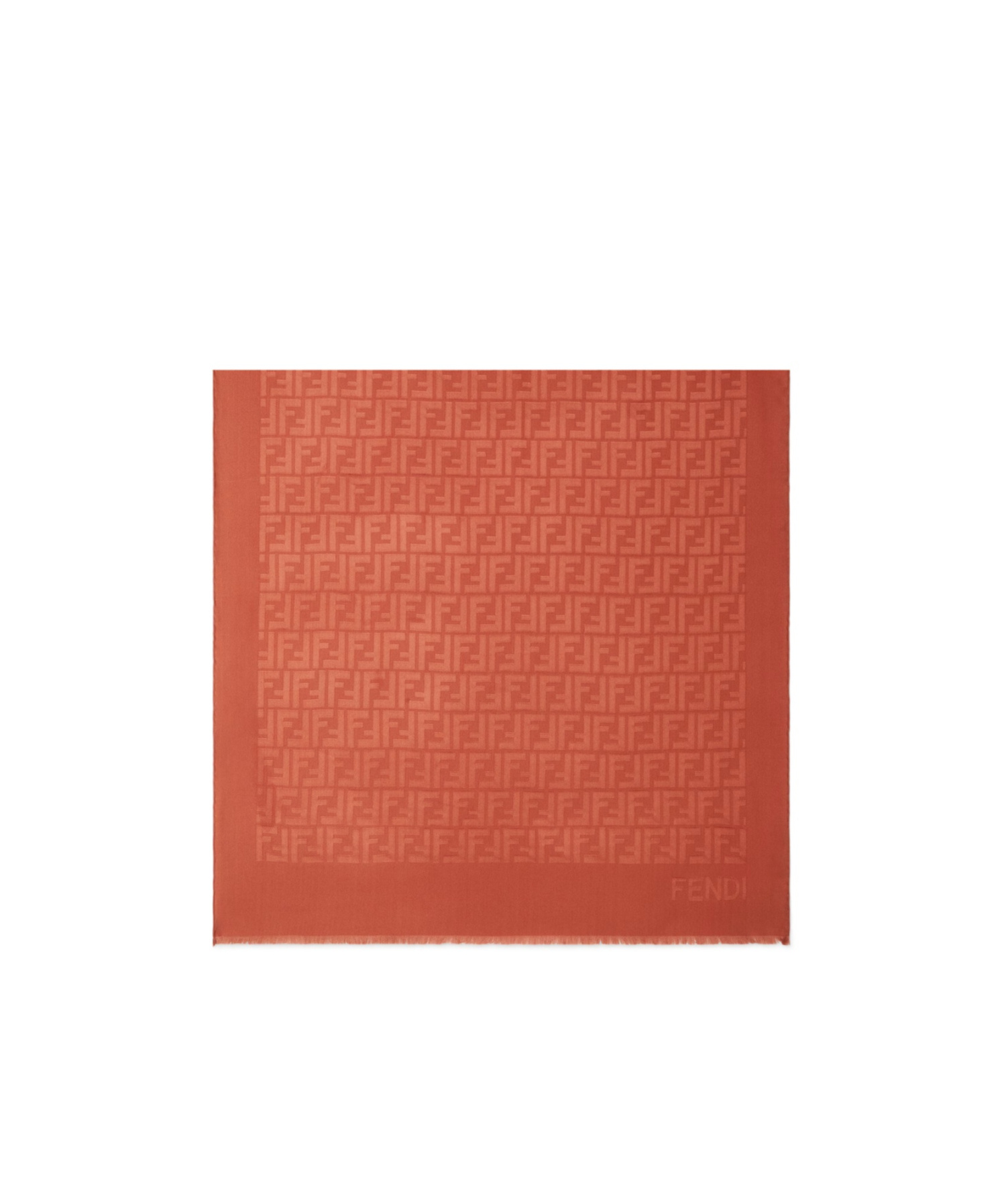 Fendi Ff Stole In Brown