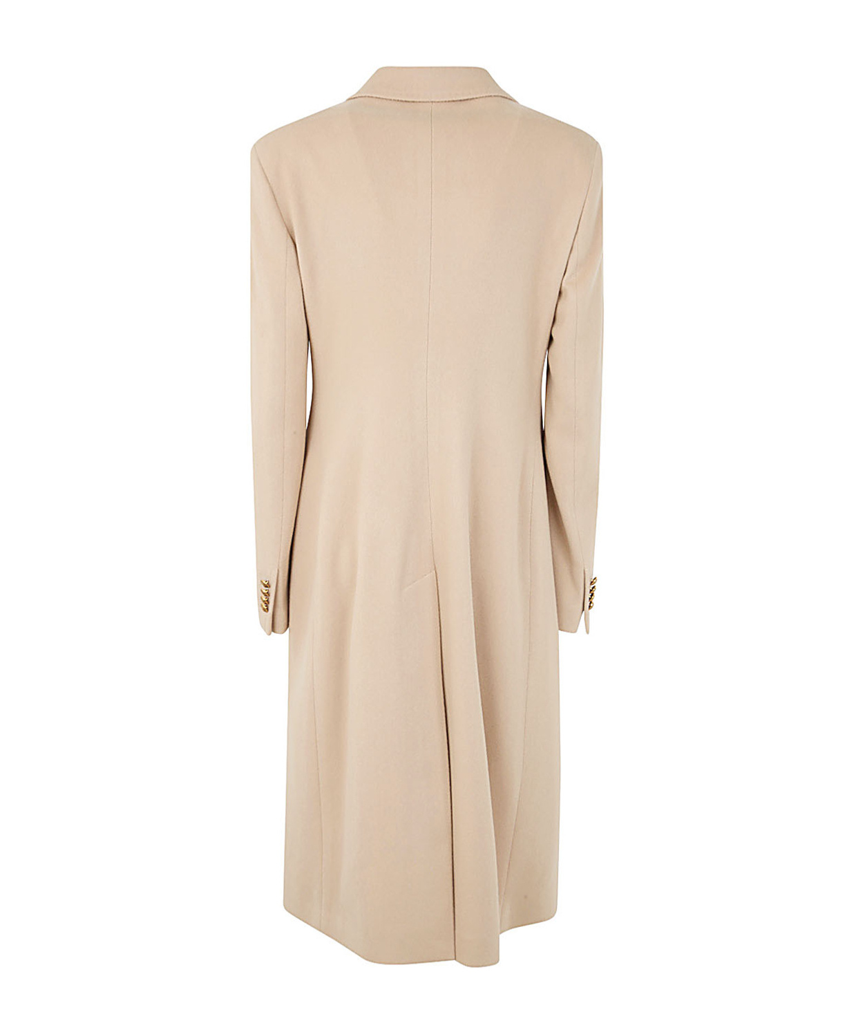 Tagliatore Double-breasted Notched-lapels Coat In Nude