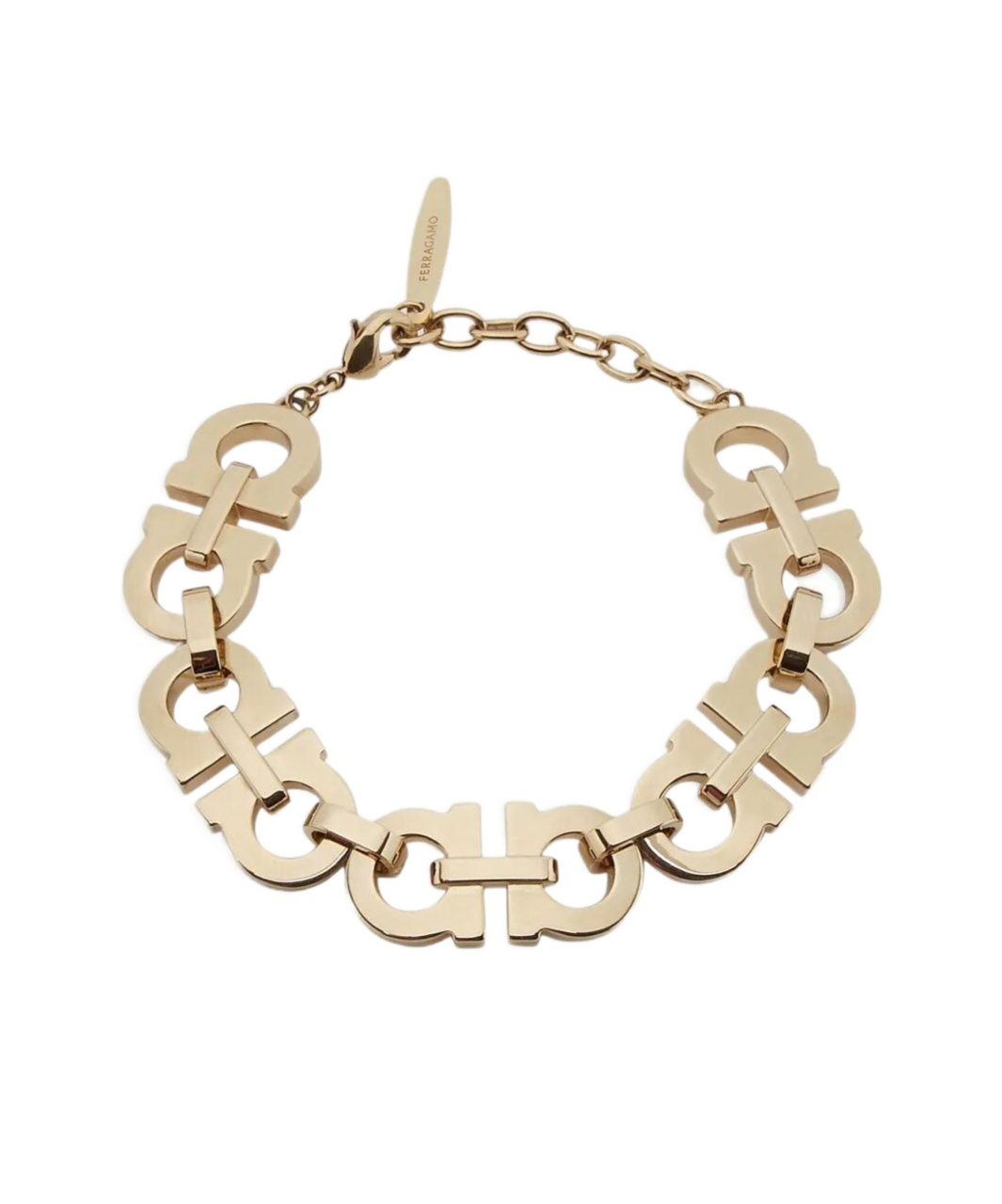 Ferragamo Crystal Embellished Gancini Bracelet