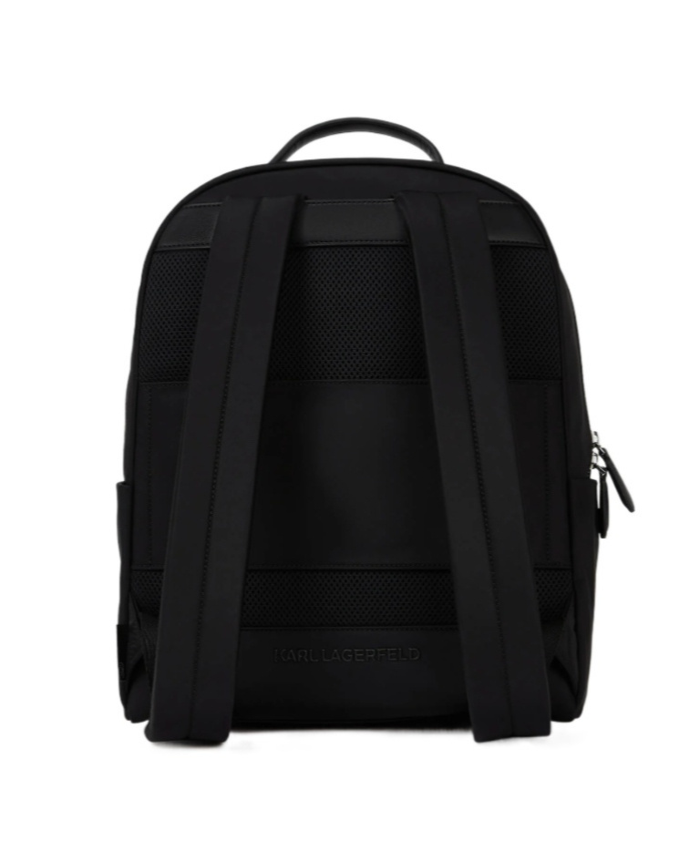 Shop Karl Lagerfeld Logo-print Backpack In Black