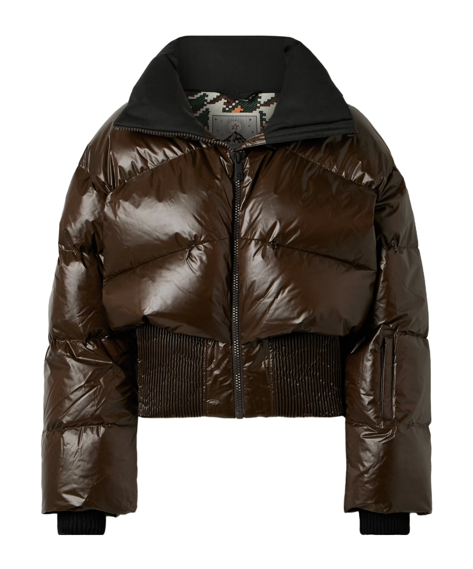 Perfect Moment Auretta Quilted Down Ski Jacket In Black
