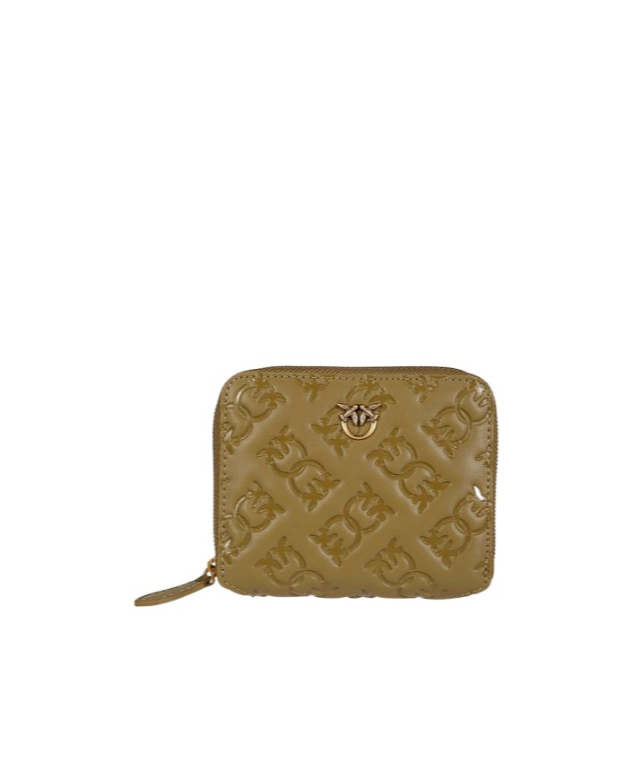 Pinko Taylor Zip Aroud Wallet In Brown