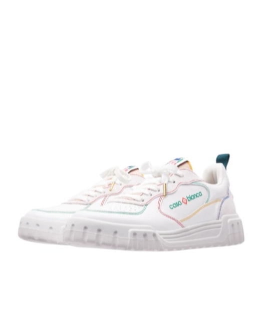 Casablanca Round Head Low-cut Casual Shoes In White
