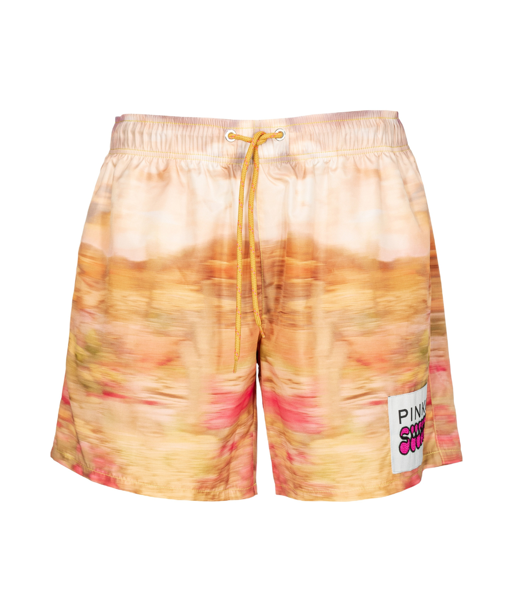 Pinko Printed Shorts In Nude