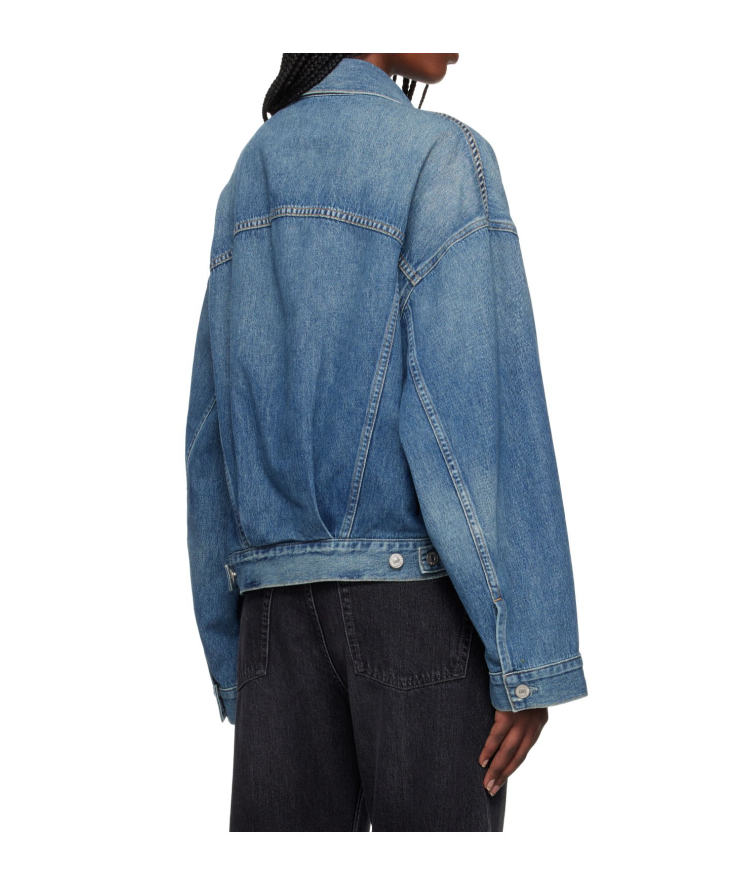 Citizen Of Humanity Long-sleeved Denim Jacket In Blue