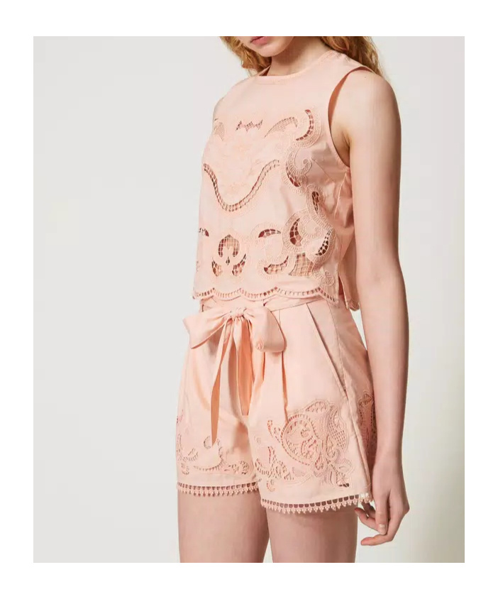 Twinset Twin-set Embroidered Detail Shorts