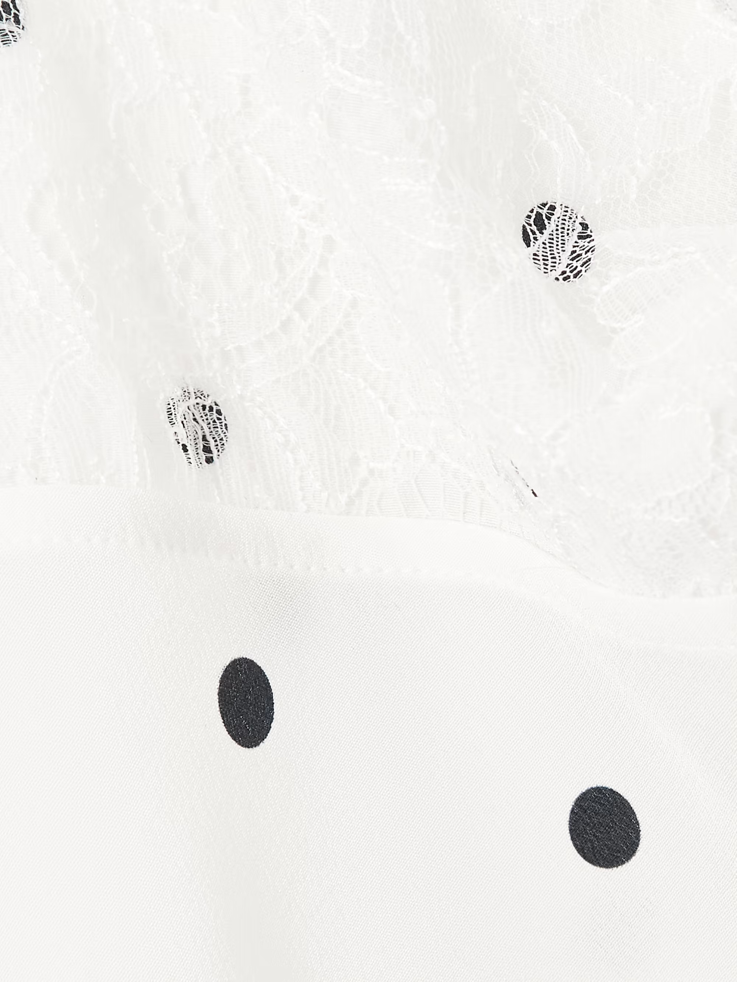 Alessandra Rich Polka Dot Suspenders In White