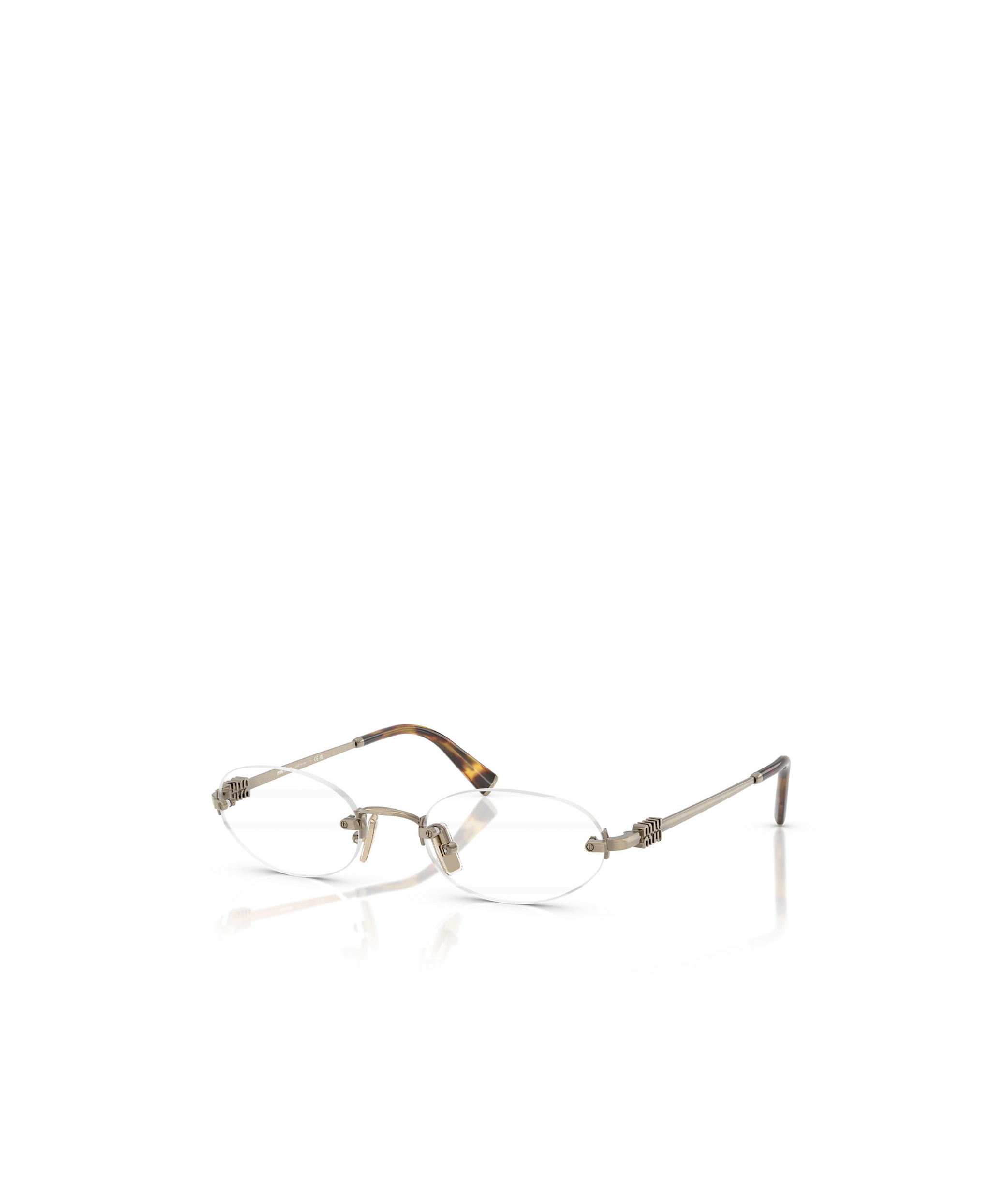 Miu Miu Frameless Plain Mirror In White