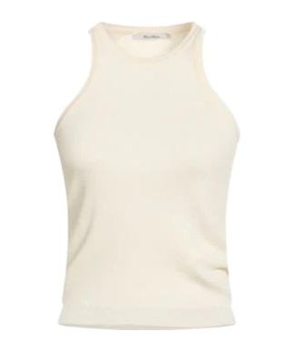 Max Mara Racerback Tank Top In White